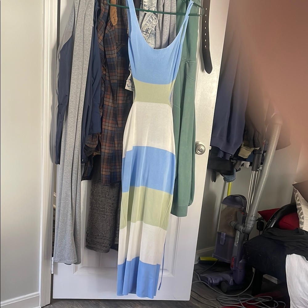 Colorblock Maxi Dress